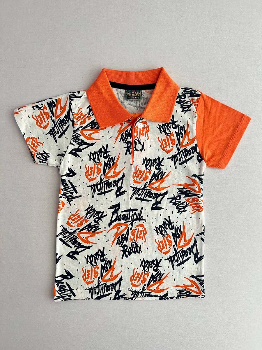 تیشرت یقه دار ب آ ترک مدل پرخط 7115 - Image 5