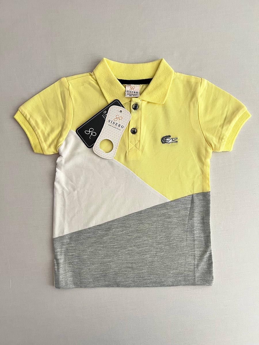 تیشرت یقه دار پسرانه جودون دو رنگ