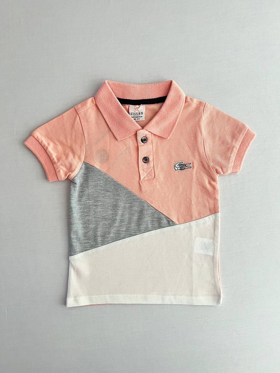 تیشرت یقه دار پسرانه جودون دو رنگ 7118 - Image 2