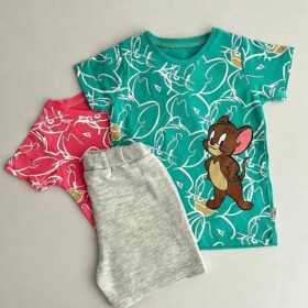 تیشرت شلوارک ترک طرح جری