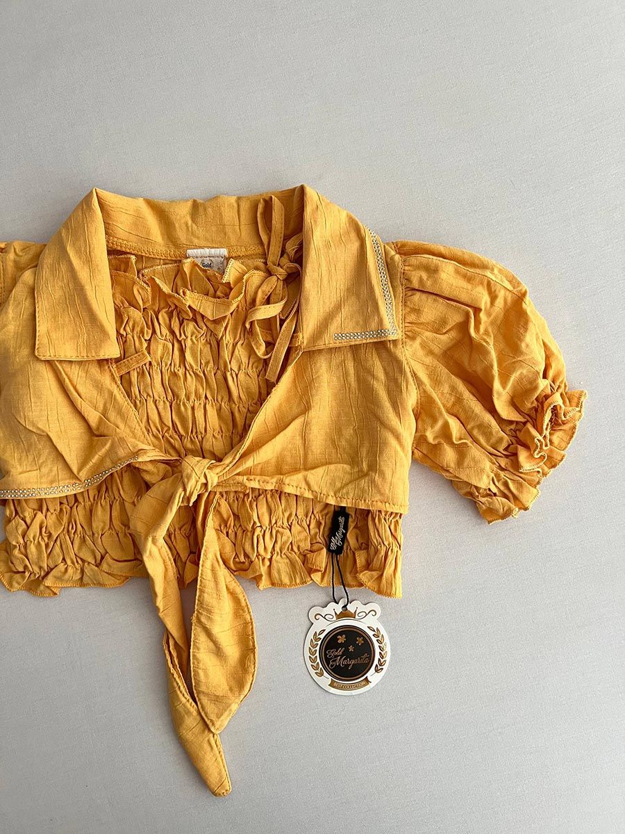 ست سه تیکه دخترانه دامن و تاپ 7128 - Image 5