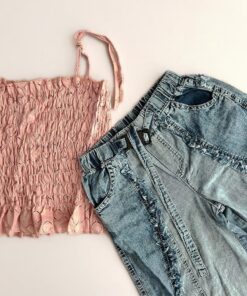 ست سه تیکه دخترانه شلوار و تاپ