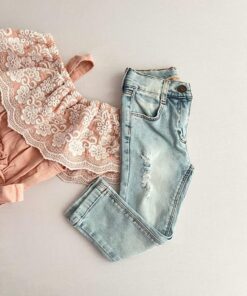 ست دو تیکه دخترانه شومیز شلوار ترک