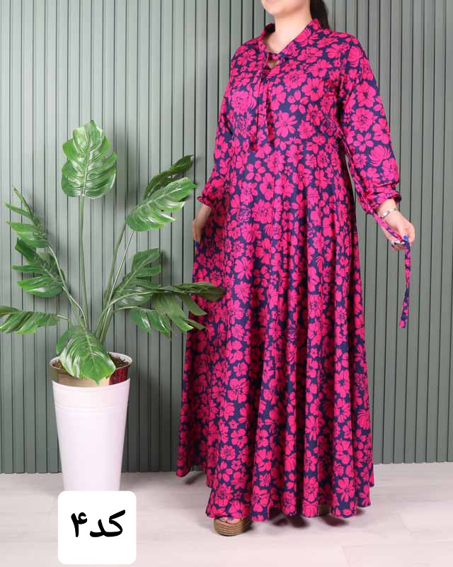 پیراهن کلوش بابونه# 7062 - Image 5