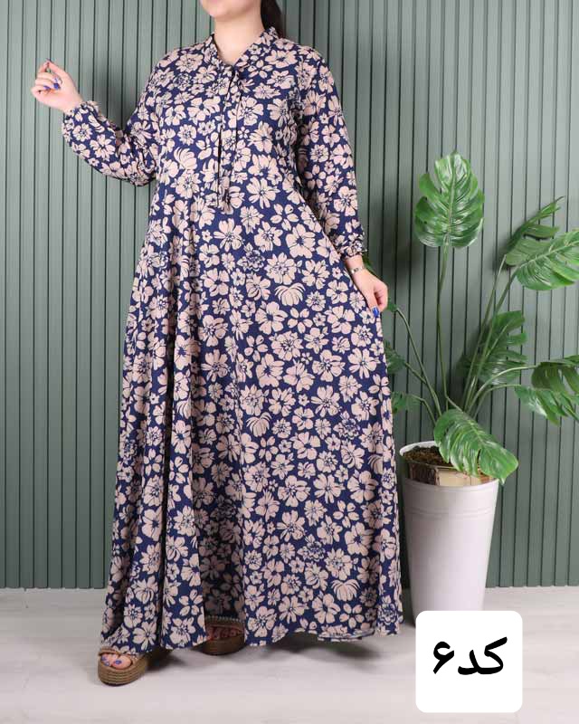 پیراهن کلوش بابونه# 7062 - Image 7