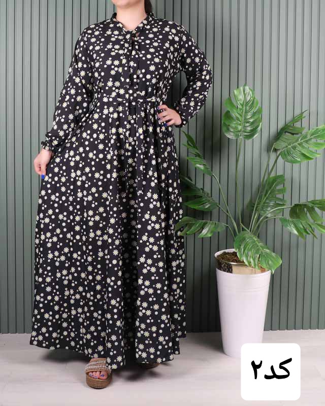 پیراهن کلوش بابونه# 7062 - Image 3