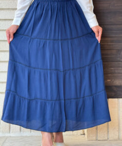 دامن نخی طبقه‌ای زنانه ترکمن کالا