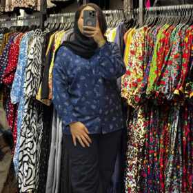 مانتو شانتون گل گچی