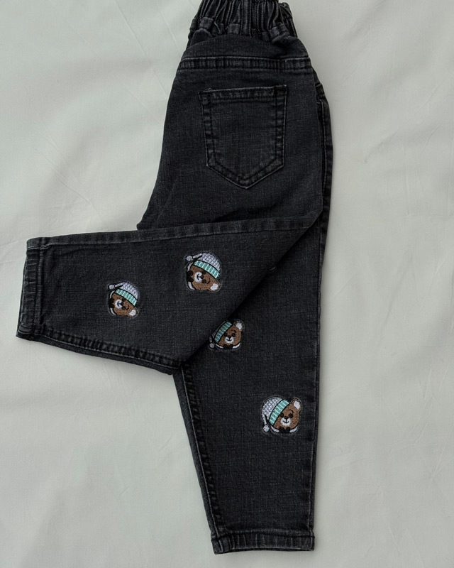 شلوار لی گلدوزی 7247 - Image 5