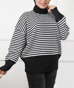 بلوز بافت یقه اسکی