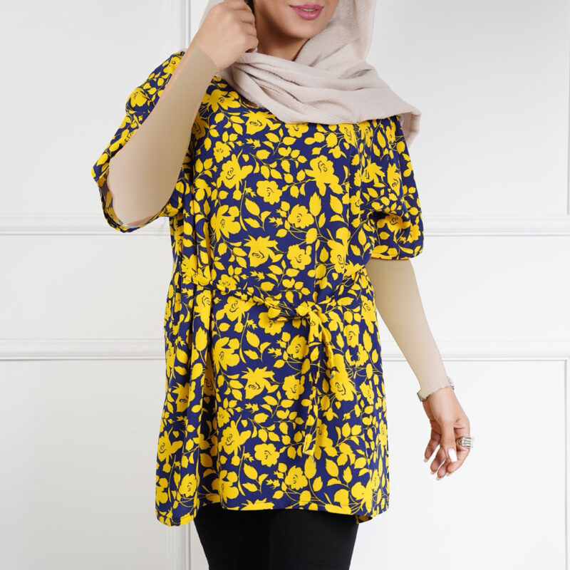 بلوز نخی مریم گلی 3059 - Image 3