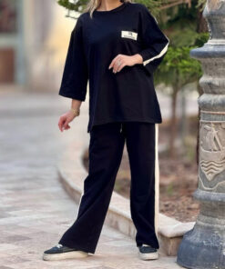 ست گلگسی دوری پنبه گرم زنانه