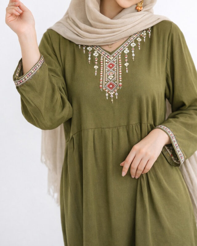 ساحلی نخی طرح مایا 7352 - Image 2