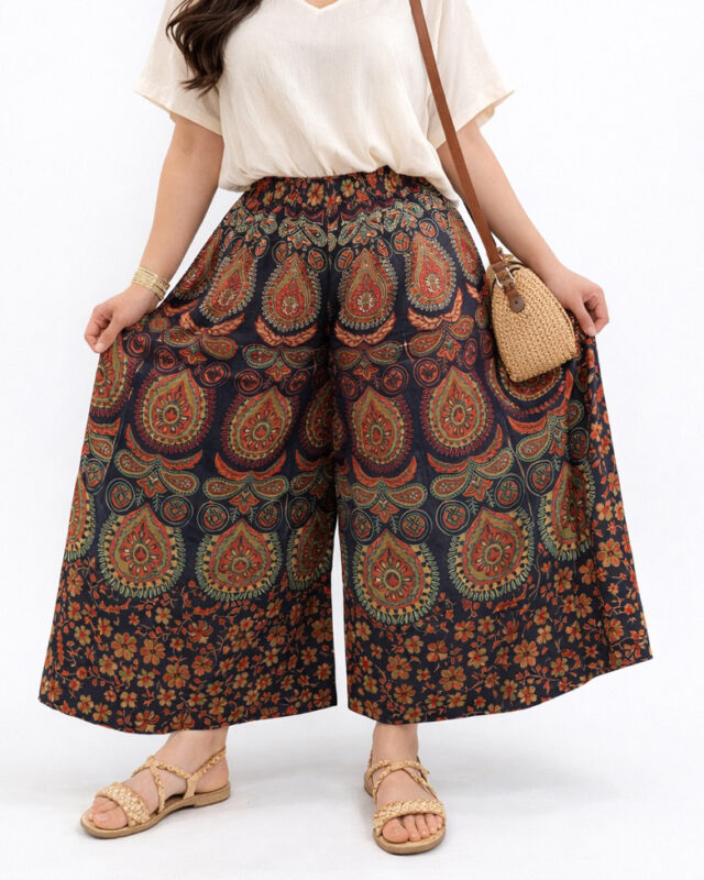 شلوار دامنی لنگی هندی 7379 - Image 8