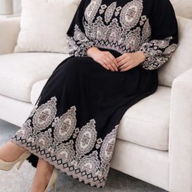 ساحلی بیگ سایز طرح اندونزی آینه