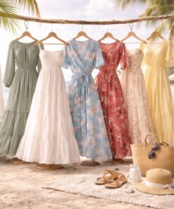 پیراهن ساحلی و ماکسی