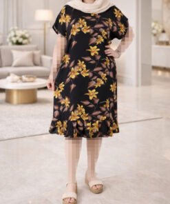 پیراهن کوتاه نخی وارداتی