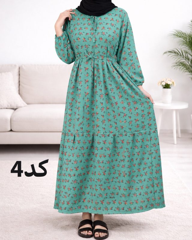 پیراهن ساحلی پفکی A7413 - Image 4