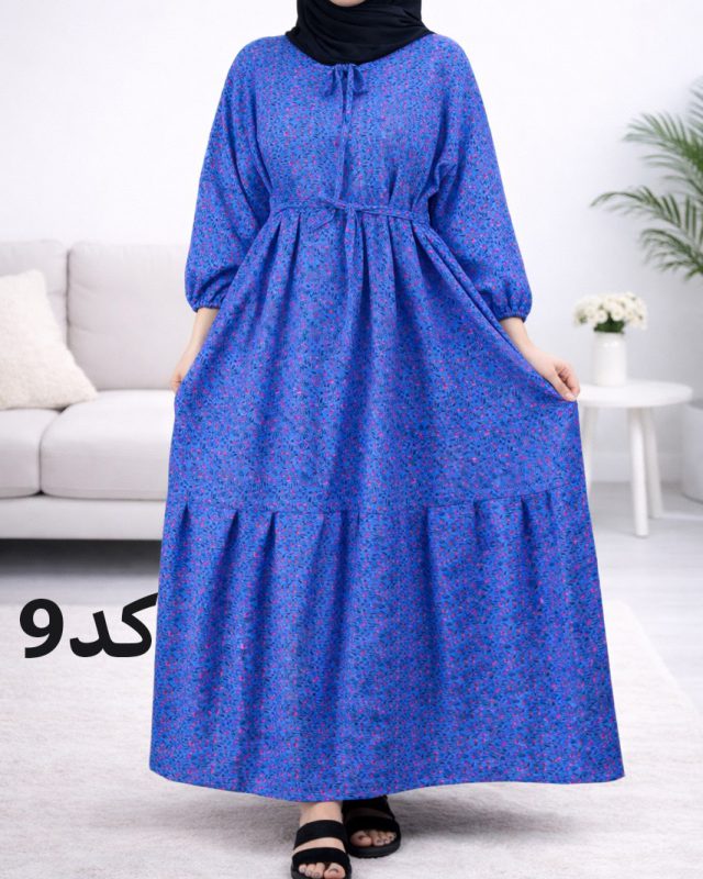 پیراهن ساحلی پفکی A7413 - Image 9