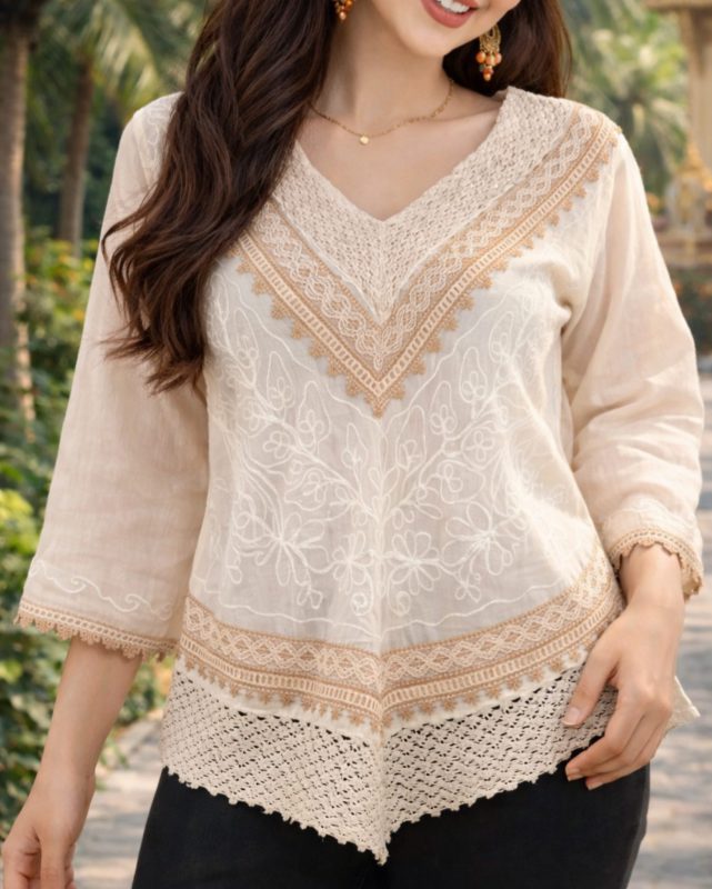 بلوز هندی خامه دوزی آرتیست 6979 - Image 2