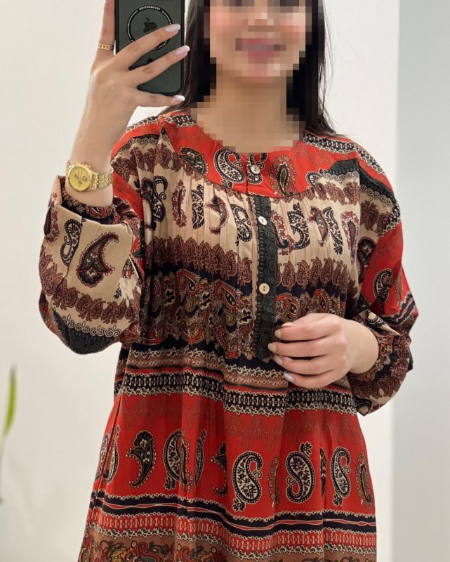 تونیک سنتی بیگ سایز اندونزی M617 - Image 3