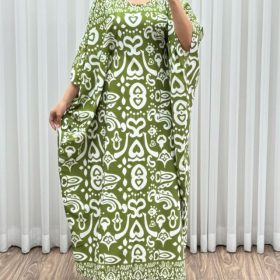 عبایی فلور بیگ سایز