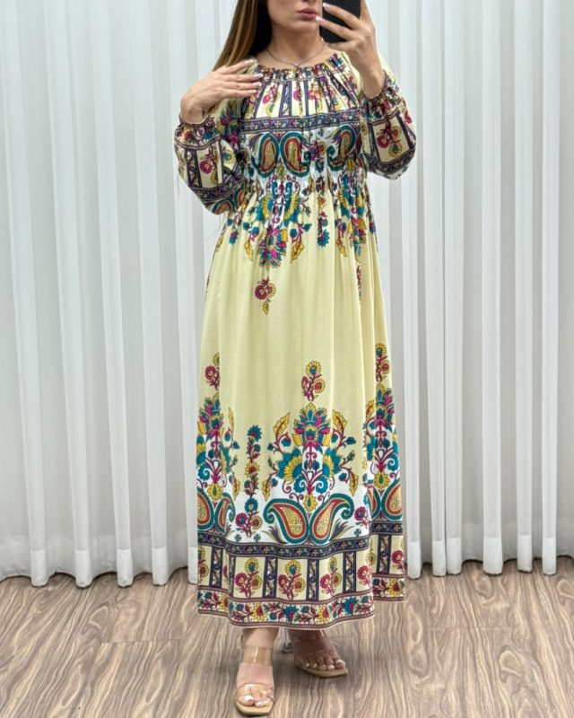 ساحلی حاشیه دار گل ترمه 7436 - Image 2