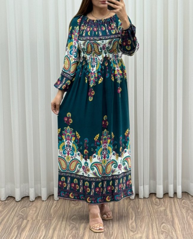 ساحلی حاشیه دار گل ترمه 7436 - Image 6