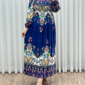 ساحلی حاشیه دار گل ترمه