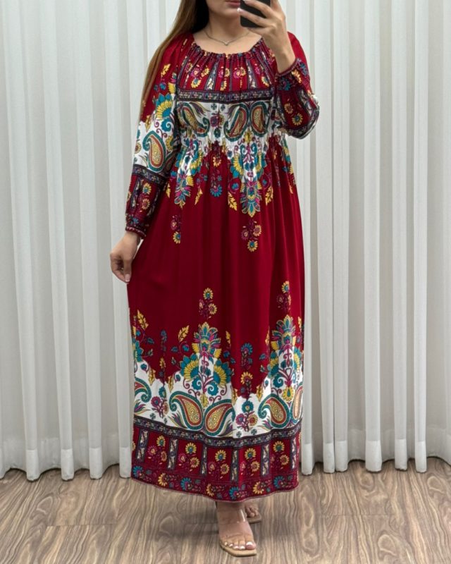 ساحلی حاشیه دار گل ترمه 7436 - Image 5
