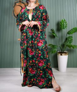ساحلی کتیبه طلایی گل درشت