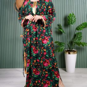 ساحلی کتیبه طلایی گل درشت