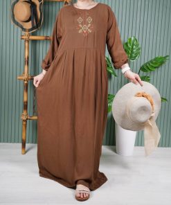 پیراهن ساحلی گلدوزی مارال