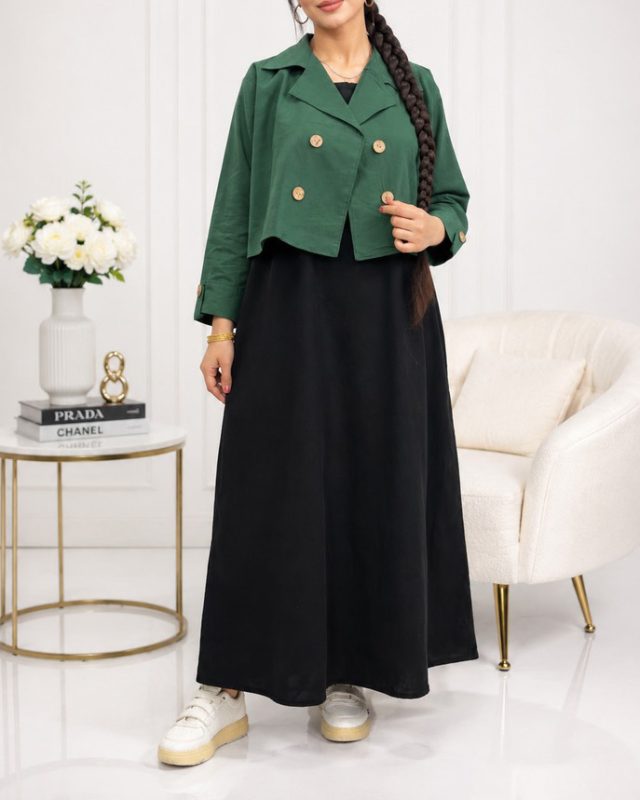 کت سارافون یقه انگلیسی 7549 - Image 6