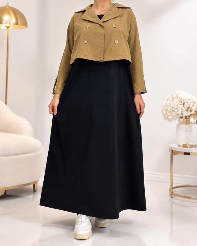 کت سارافون یقه انگلیسی 7549 - Image 9