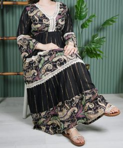 پیراهن زنانه هندی خامه دوزی