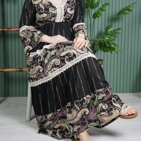 پیراهن زنانه هندی خامه دوزی