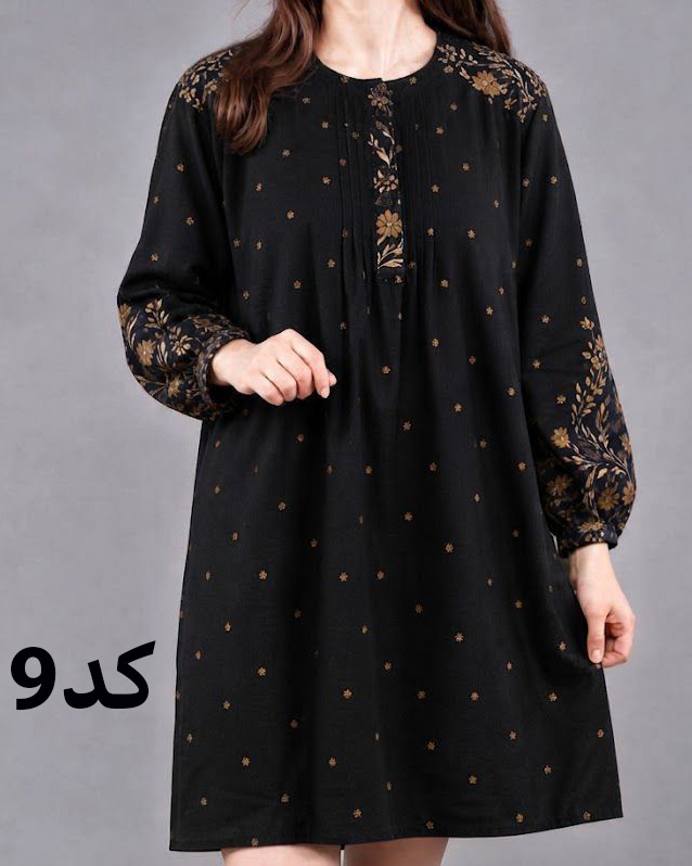 تونیک زنانه طرح اندونزی سایزبزرگ 7630 - Image 10