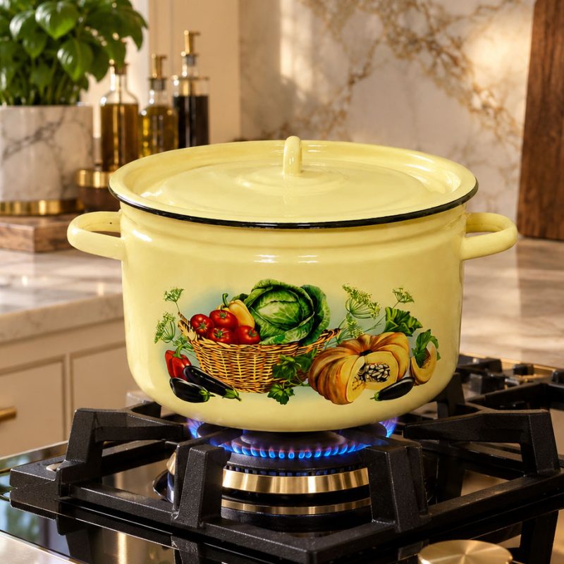 قابلمه7 لیتری لعابی روس کدو 7650