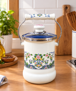 دبه روغن ۳ لیتری لعابی روس الیت