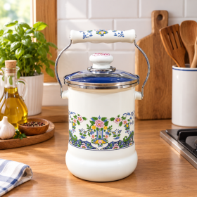 دبه روغن ۳ لیتری لعابی روس الیت
