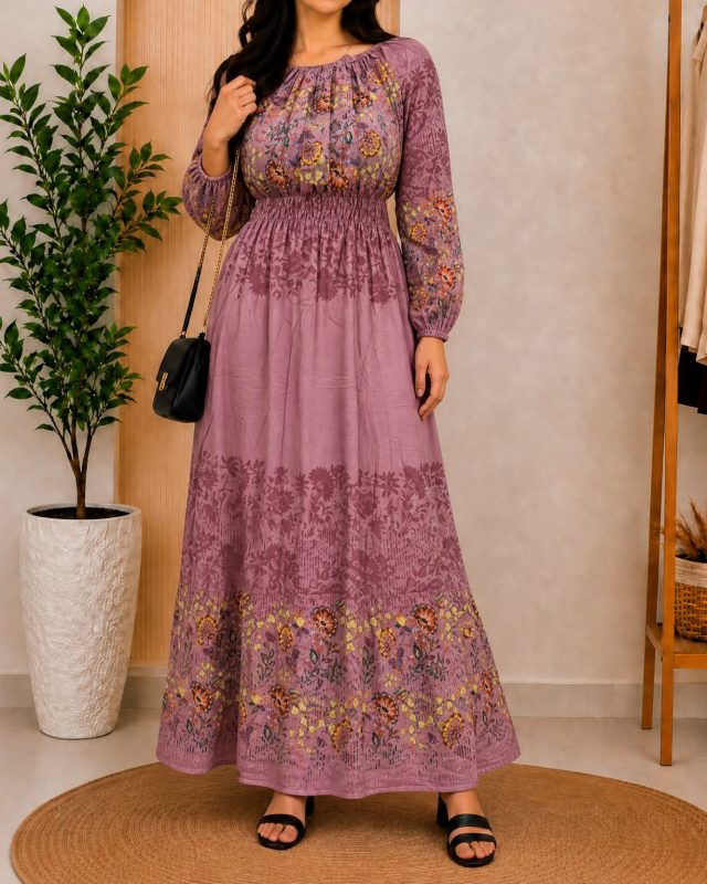 پیراهن ساحلی زنانه حاشیه دار 7627 - Image 5