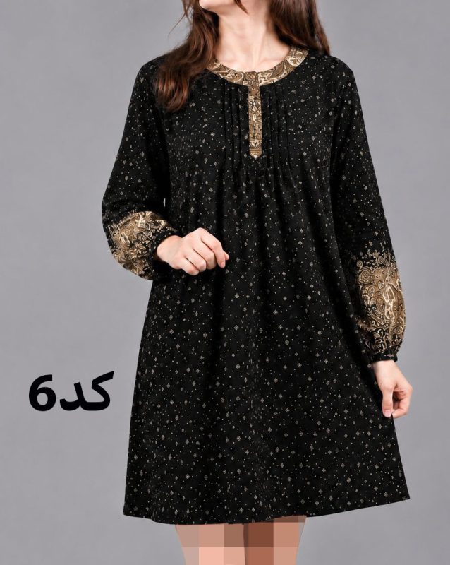 تونیک زنانه طرح اندونزی سایزبزرگ 7630 - Image 7