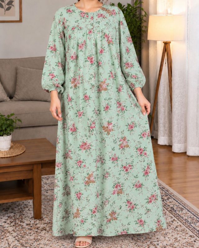 پیراهن زنانه آزاد نخ خارجی 7700 - تصویر 6