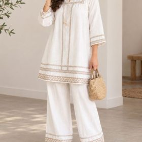 تونیک و شلوار زنانه هندی طرح سنتی