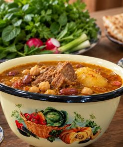 کاسه ۸ دهم لعابی روس طرح کدو
