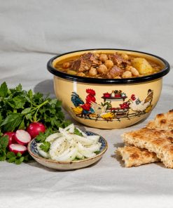 کاسه 8 دهم لعابی روس خروس