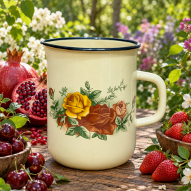 پارچ 2 لیتری لعابی روس گل سرخ