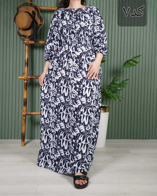 پیراهن ساحلی زنانه تک کش U7729 - تصویر 8