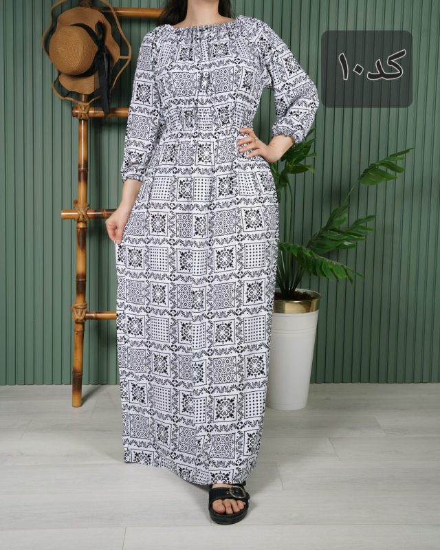 پیراهن ساحلی زنانه تک کش U7729 - تصویر 6